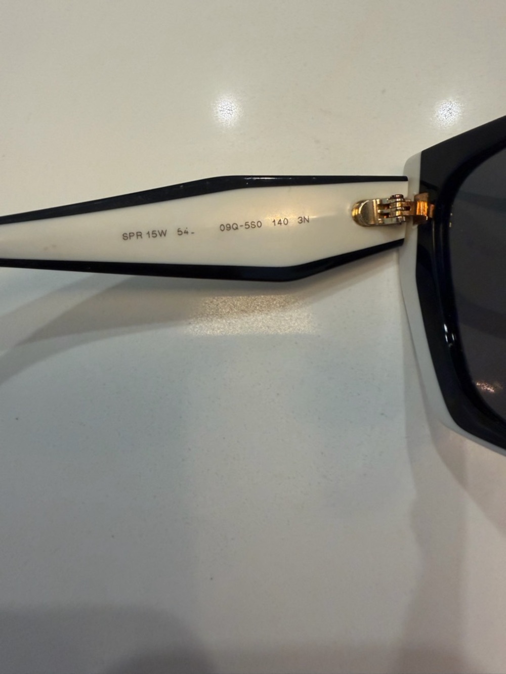 Prada Two-Tone Black & White Oversized Square Sunglasses - Picture 7 of 10